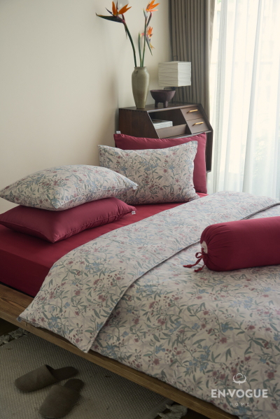 Percale Scarlet Meadow